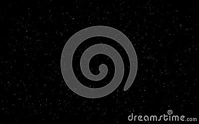 Space background. Starry black cosmos. Dark infinite universe with shining stars and constellations. Night sky with Vector Illustration