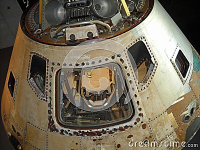 Space craft module Stock Photo