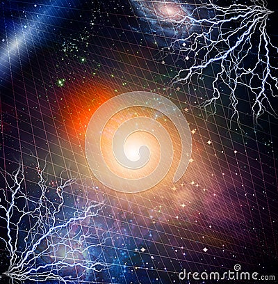 Space Energy Stock Photo