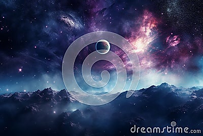 space exploration journey Stock Photo