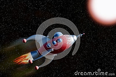 Space explorer Stock Photo