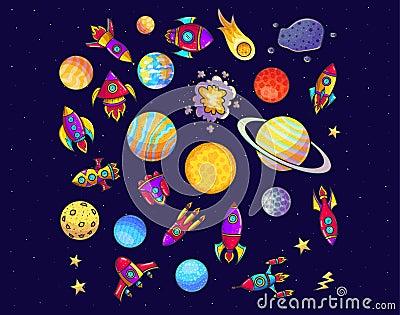 Space Vector Illustration