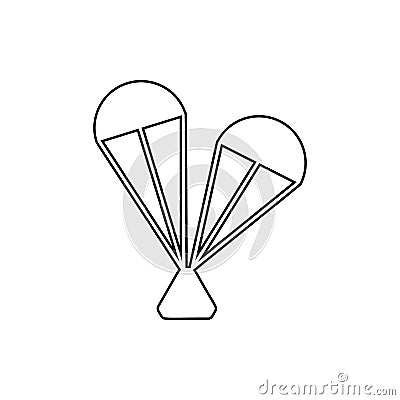 space landing module icon. Element of Space for mobile concept and web apps icon. Thin line icon for website design and Stock Photo