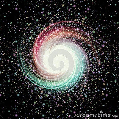 Space, milkway, starburst texture Stock Photo