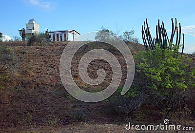 The Space Observatory of Tatacoa Desert Stock Photo