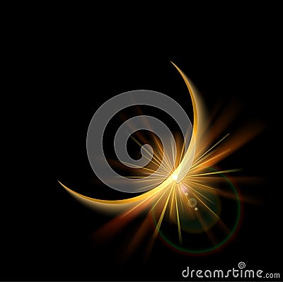 Space planet of background Vector Illustration