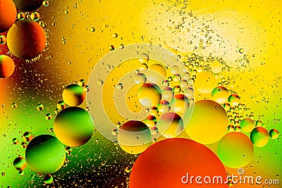 Space or planets universe cosmic abstract background. Abstract molecule atom sctructure. Water bubbles. Macro shot of air or molec Stock Photo