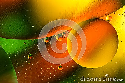 Space or planets universe cosmic abstract background. Abstract molecule atom sctructure. Water bubbles. Macro shot of air or molec Stock Photo