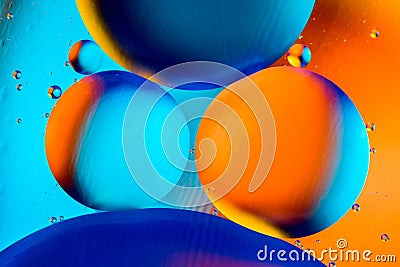 Space or planets universe cosmic abstract background. Abstract molecule sctructure. Water bubbles. Macro shot of air or molecule. Stock Photo