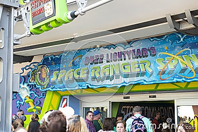 Space Ranger Spin, Disney World, Travel, Magic Kingdom Editorial Stock Photo