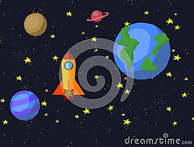 Cartoon Space Galaxy with Stars and Planet Looped Animation Stock Video - Video of footage, galaxy: 144570863 Cartoon Space Galaxy with Stars and Planet Looped Animation Stock Video - Video of footage, galaxy: 144570863