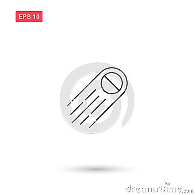 Space satellite icon vector isolated 4 Vector Illustration