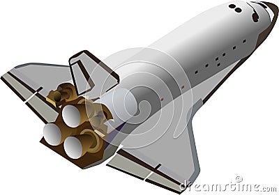 Space shuttle Vector Illustration