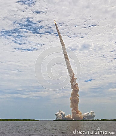 Space Shuttle Atlantis - last flight Stock Photo