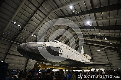 Space Shuttle Endeavour Editorial Stock Photo