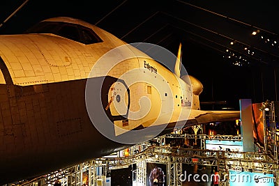 The Space Shuttle Pavillion 25 Editorial Stock Photo