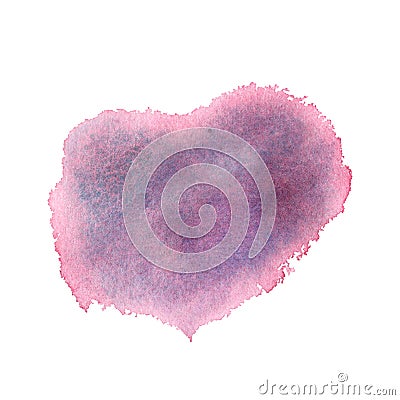 Space star abstract with magical texture isolated on white background. Watercolor hand drawn mystical sketch Cartoon Illustration