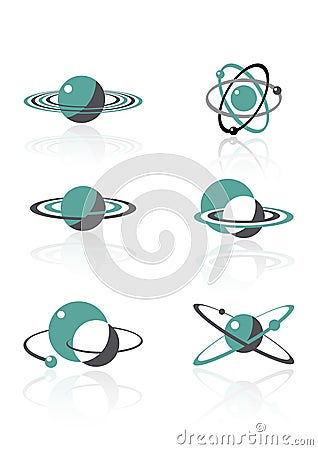 Space symbols Vector Illustration