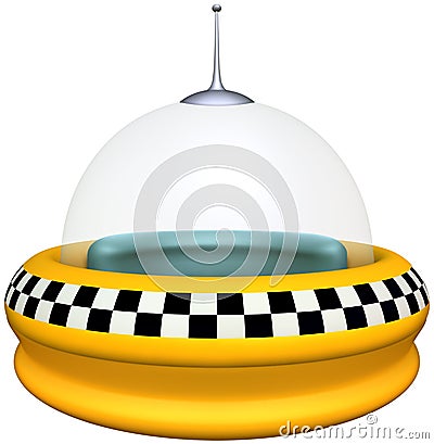 Space Taxi Stock Photo