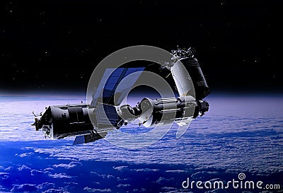 Space transport Stock Photo