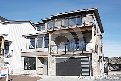 Spacious Urban Upscale Home House Dwelling Canada Chilliwack British Columbia For Sale Stock Photo