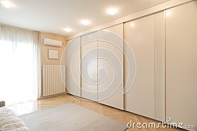 Spacious wardrobe interior Stock Photo