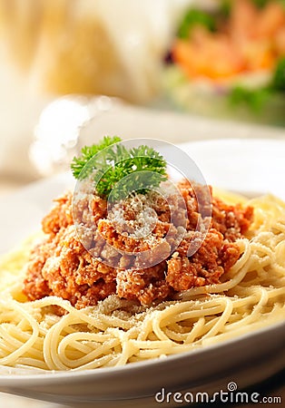 Spaghetti Stock Photo