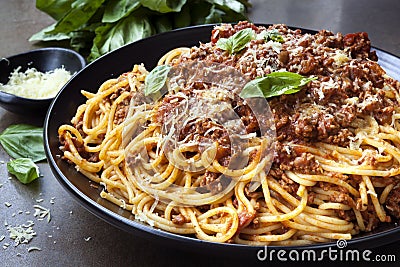 Spaghetti Bolognese Stock Photo