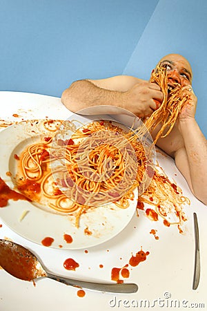 Spaghetti good Stock Photo