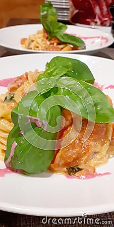 Spaghetti italiani, italian food Stock Photo