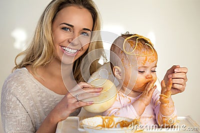 Spaghetti Mess Stock Photo