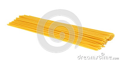 Spaghetti pasta isolated on white Stock Photo