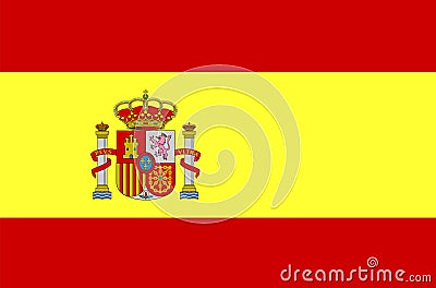 Spain Flag Vector Illustration