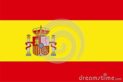 Spain Flag Stock Photo