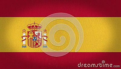 Spain flag Stock Photo