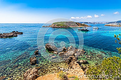 Spain Majorca Puerto Portals Nous Stock Photo