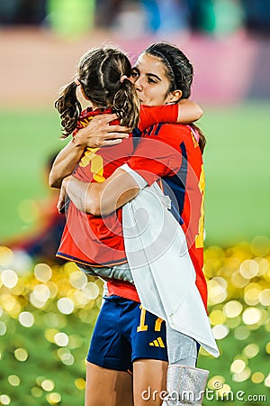 Spain vs England: Final - FIFA Women's World Cup Australia & New Zealand 2023 Editorial Stock Photo