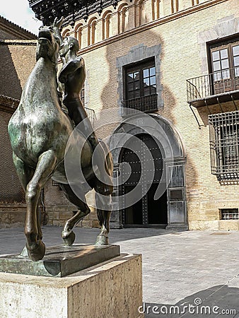 Spain. Zaragoza Editorial Stock Photo