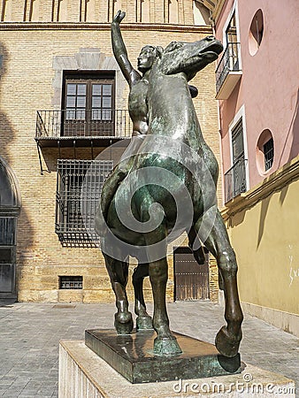 Spain. Zaragoza Editorial Stock Photo