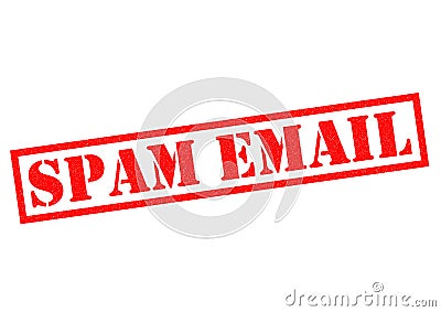 SPAM EMAIL Stock Photo