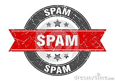 spam stamp Vector Illustration