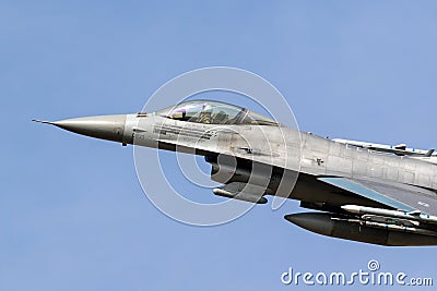 US Air Force F-16C fighter jet plane Editorial Stock Photo