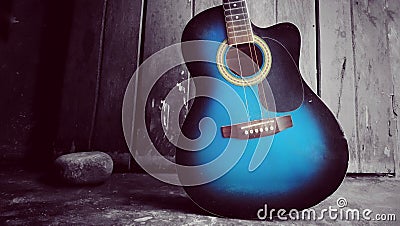 Spanish Acoustic Guitar Wallpaper in HD for printing Stock Photo