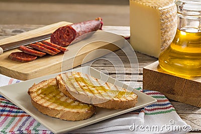 Spanish breakfast Stock Photo