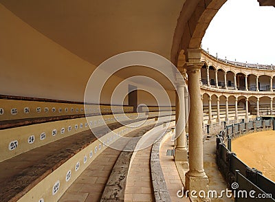 Spanish Bullring Stock Photo