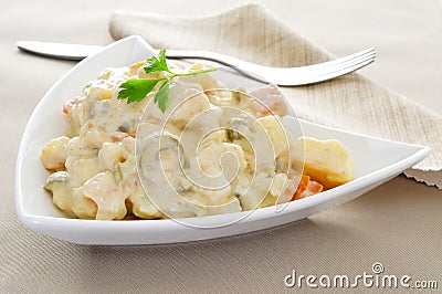 Spanish ensaladilla rusa, russian salad Stock Photo