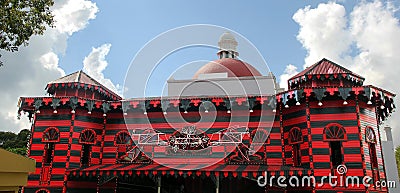 Spanish/Gothic style building. Stock Photo