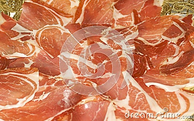 Spanish jabugo Ham Stock Photo