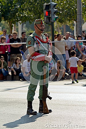 Spanish legionnaire Editorial Stock Photo