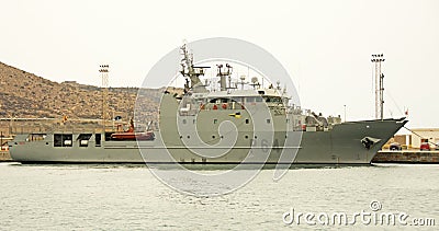 Spanish Navy, Cartagena Editorial Stock Photo